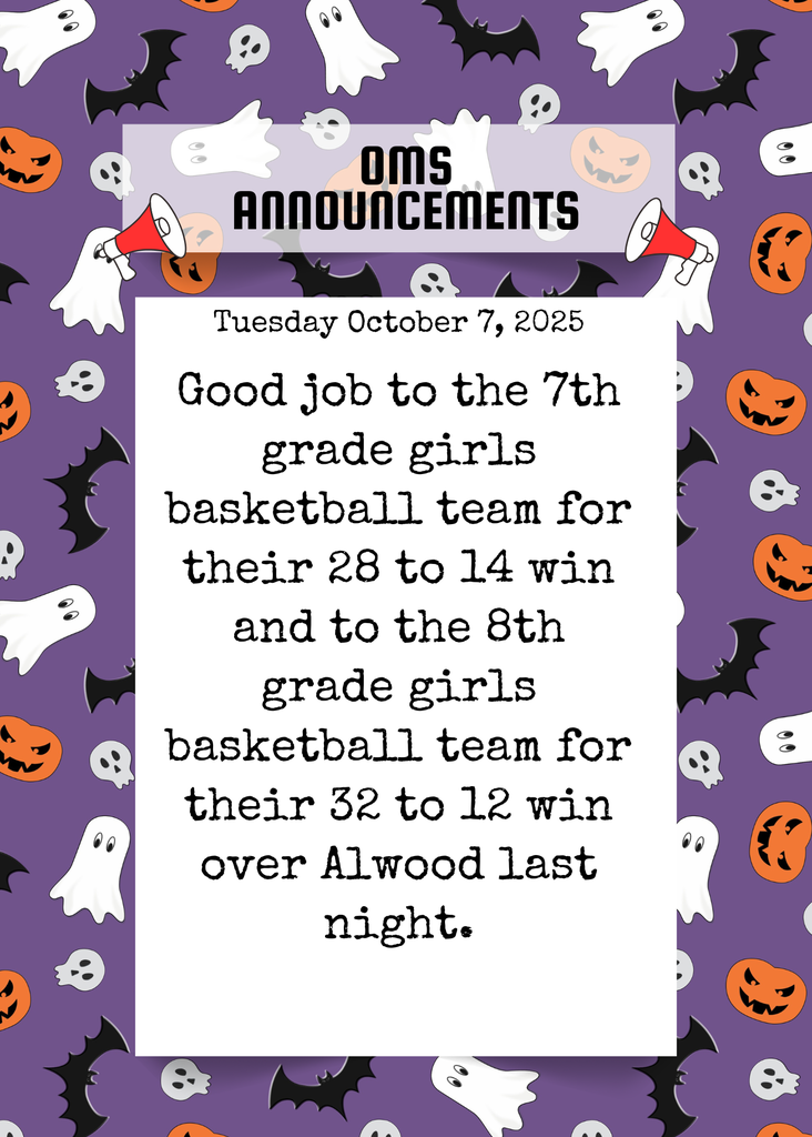 OMS Morning Announcements (16)