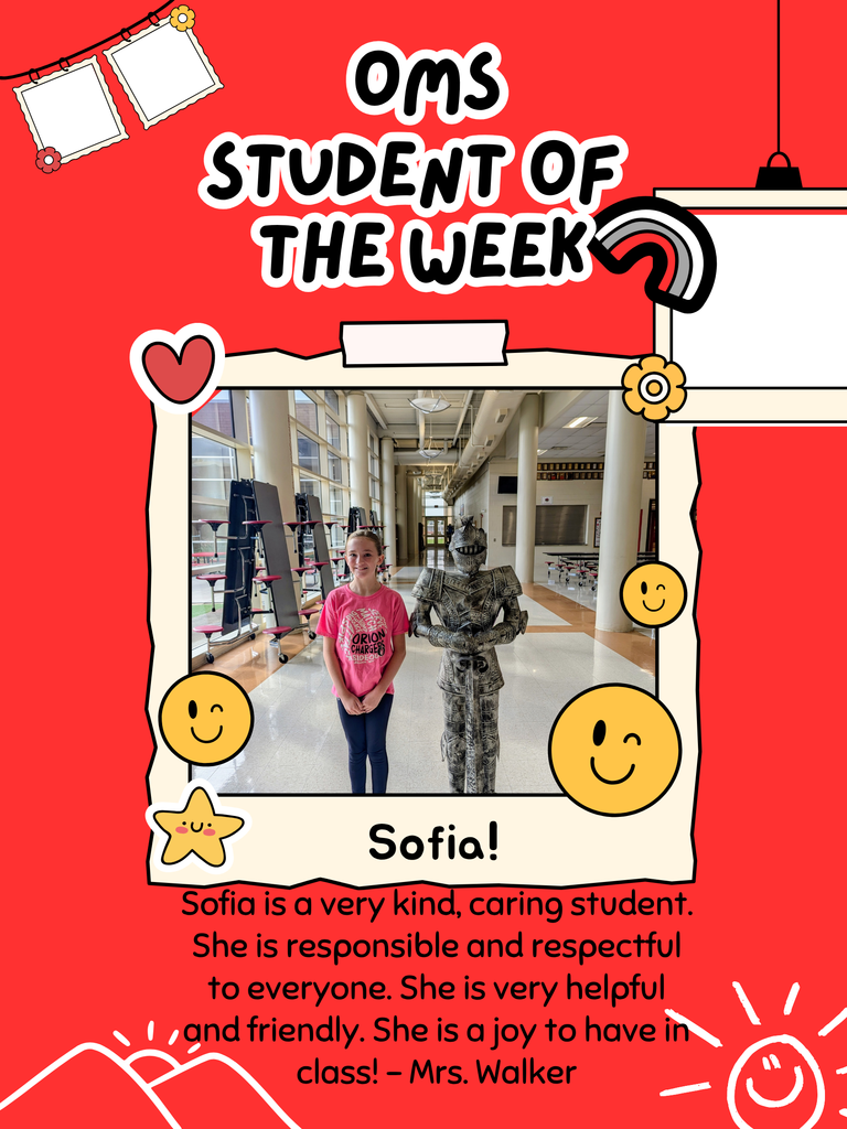 Student of the Week- Sofia