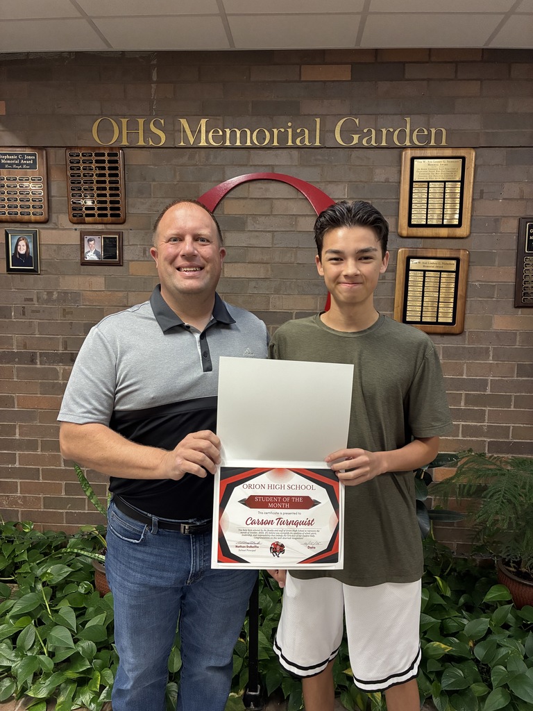 Carson Turnquiest - October Student of the Month