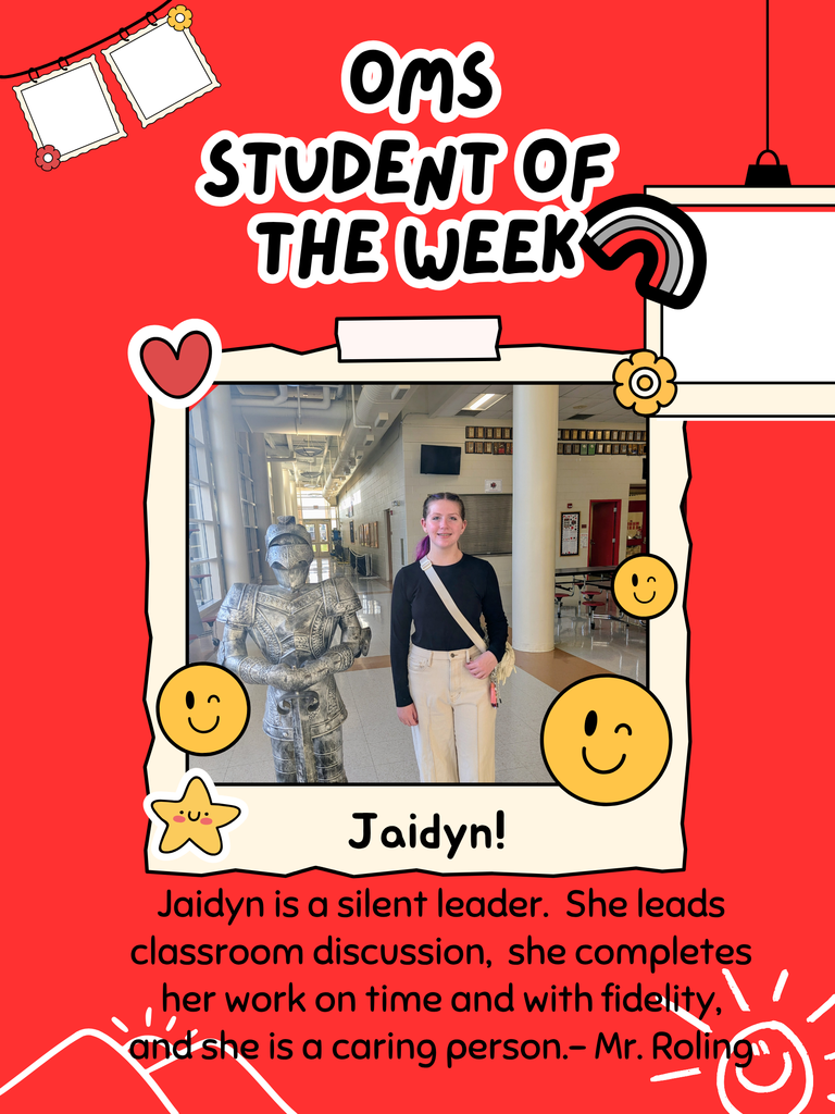 Student of the Week!