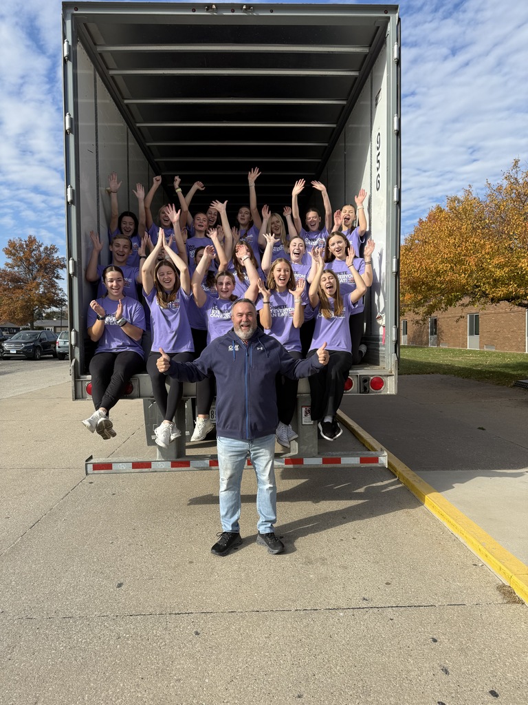 celebration at semi truck