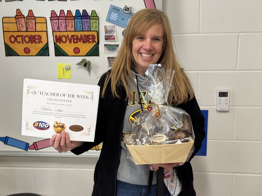 B100 QC TEACHER OF THE WEEK