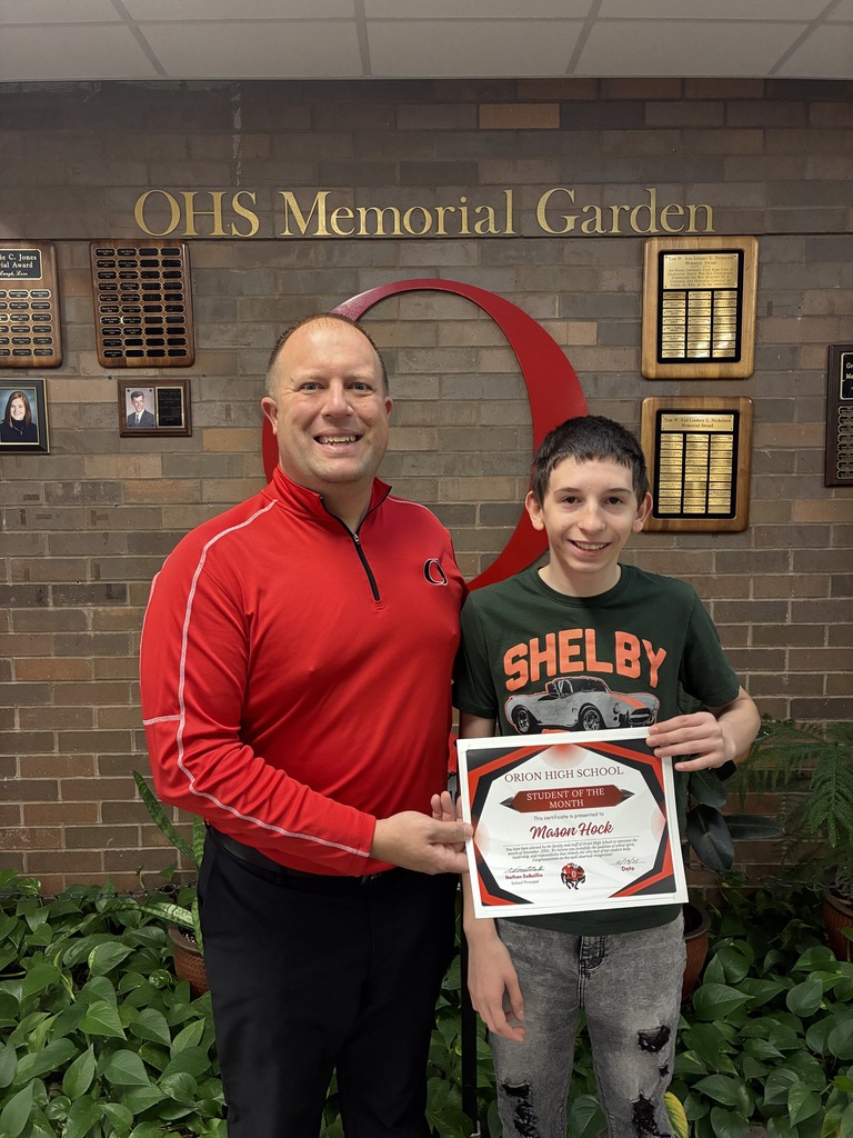 Mason Hock - November Student of the Month