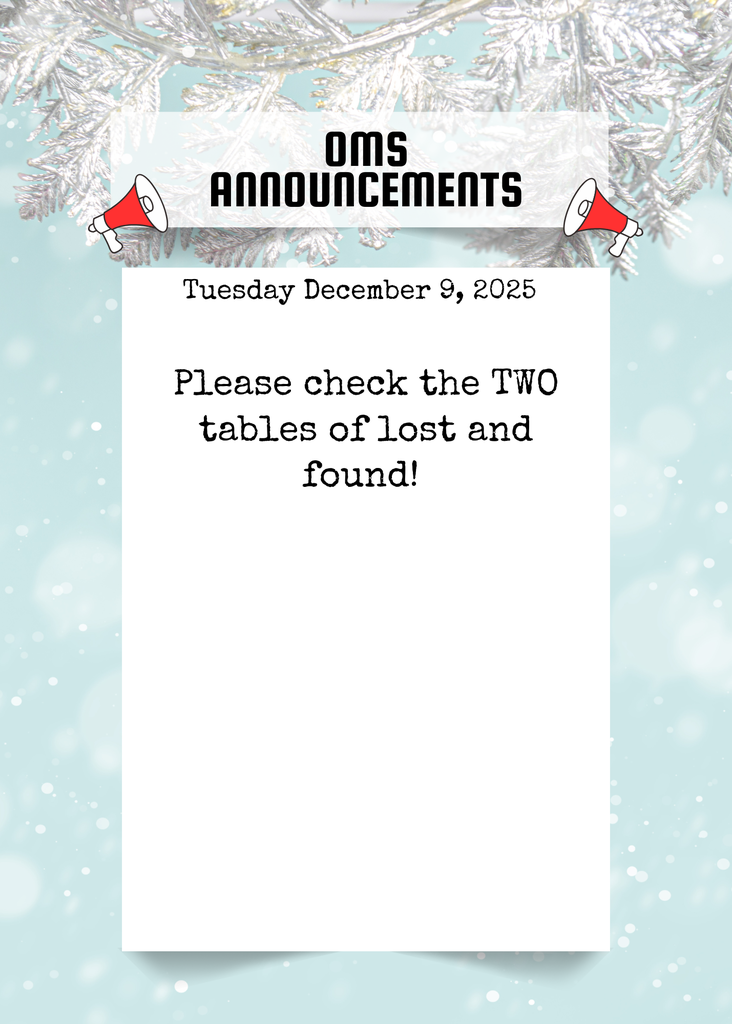 OMS Morning Announcements (34)