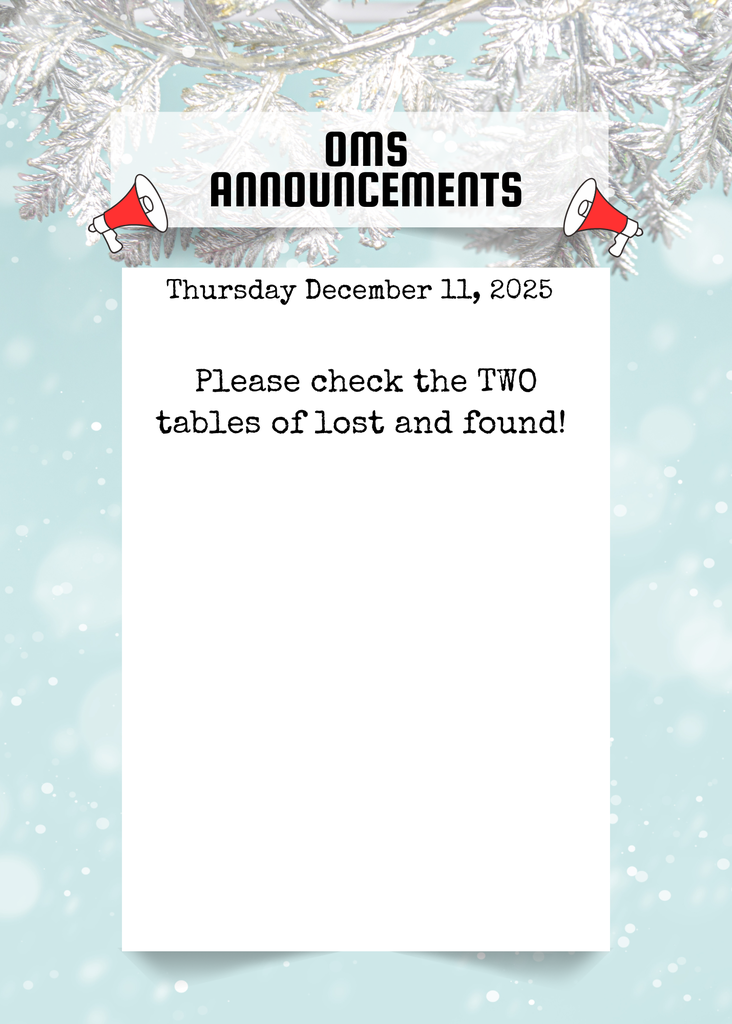 OMS Morning Announcements (36)