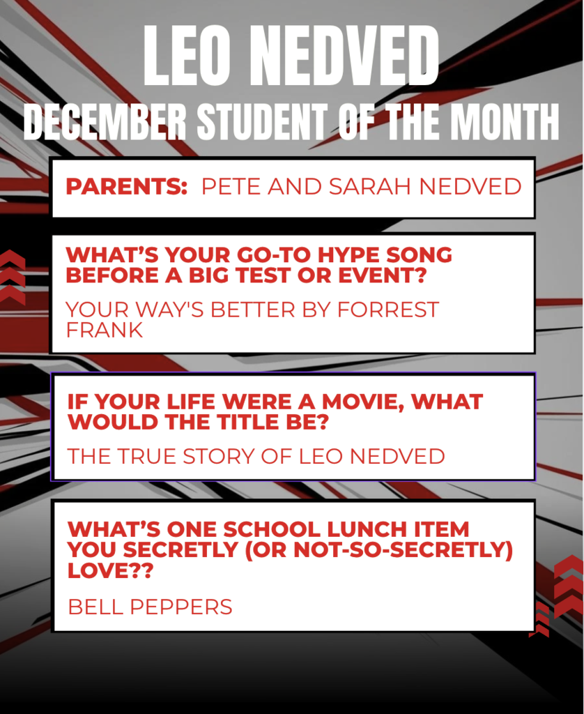 December Student of the Month