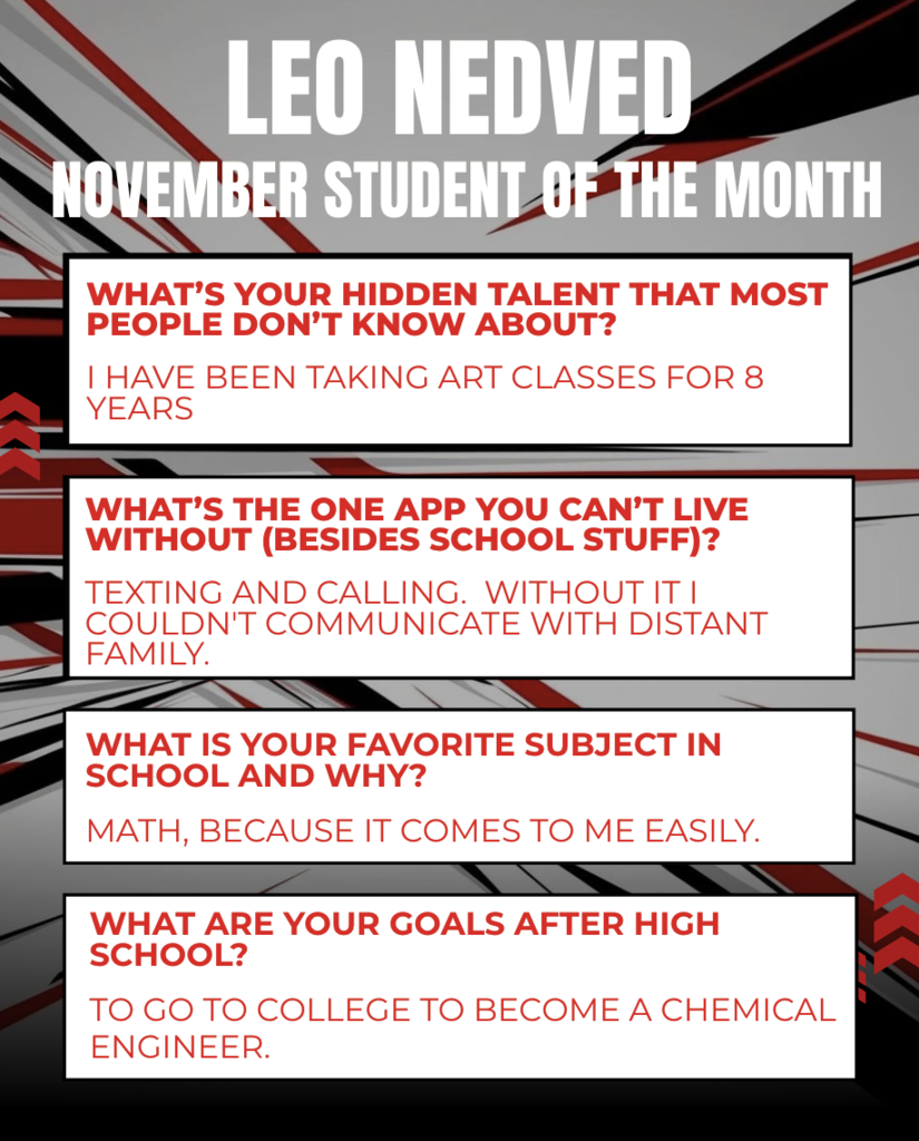 December Student of the Month