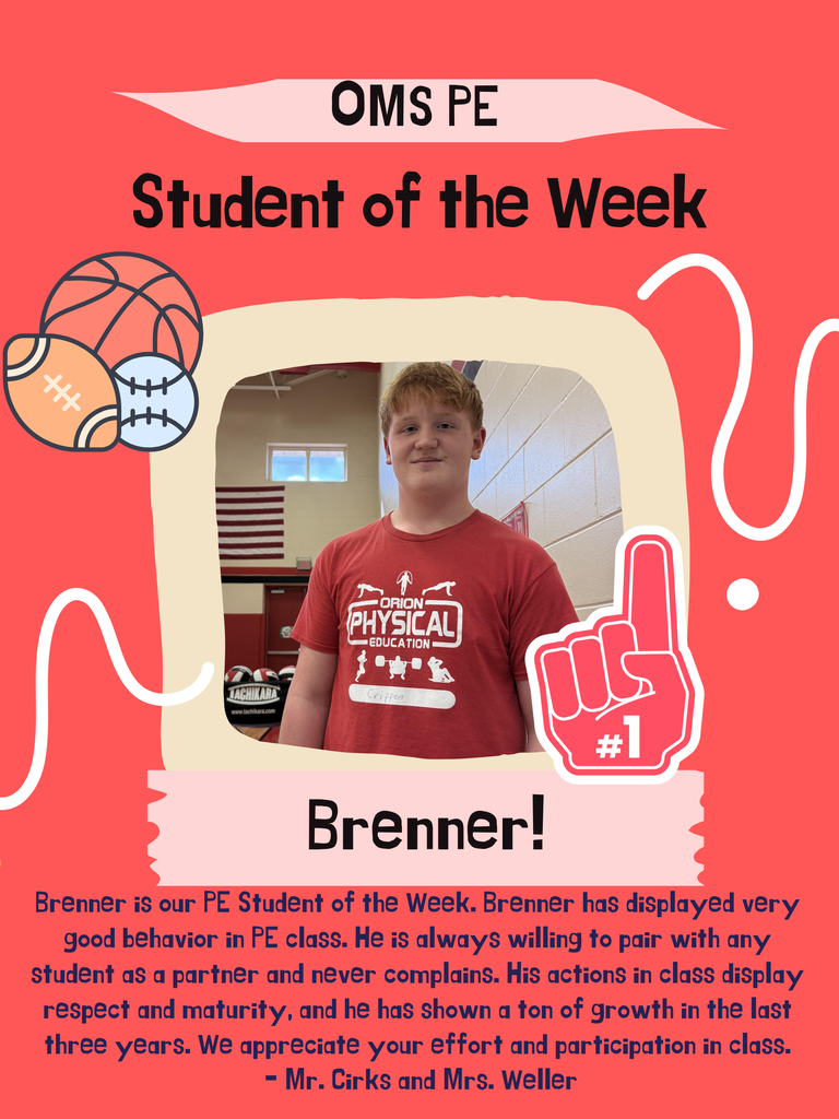PE Student of the Week