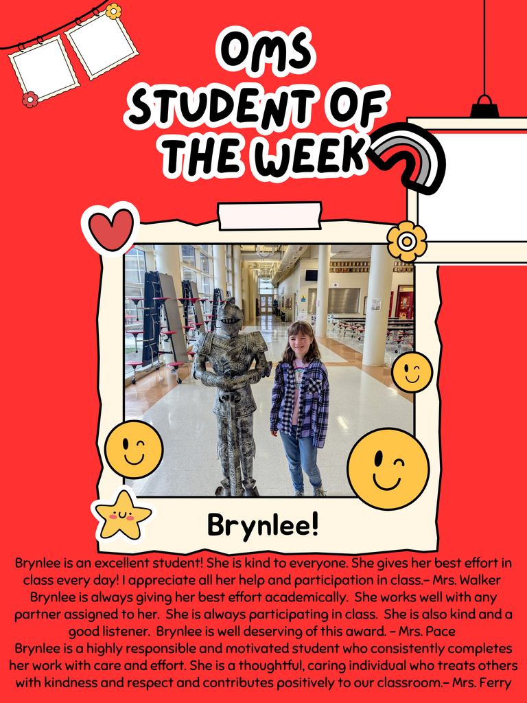 Student of the Week!