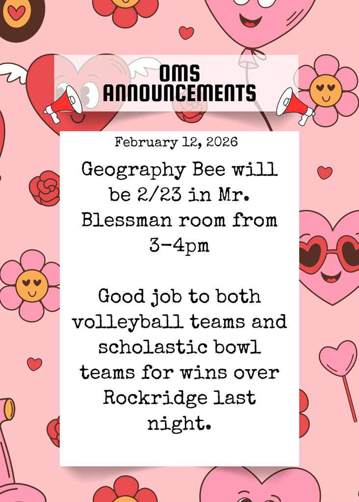 OMS Morning Announcements (6)