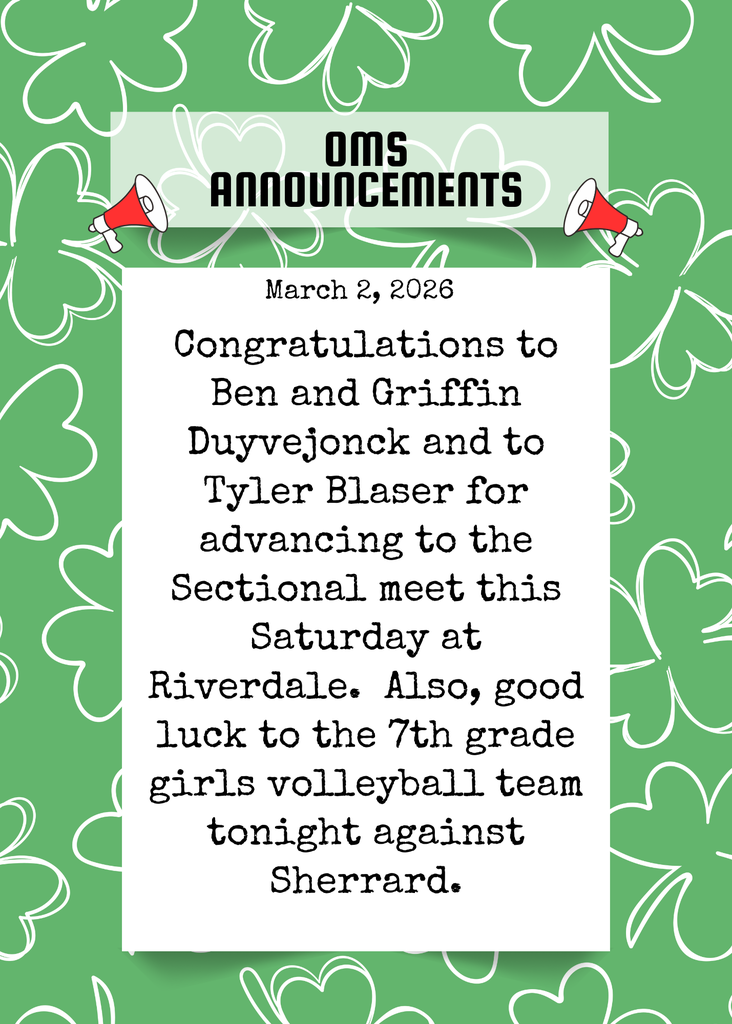 OMS Morning Announcements (12)