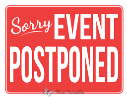 postponed