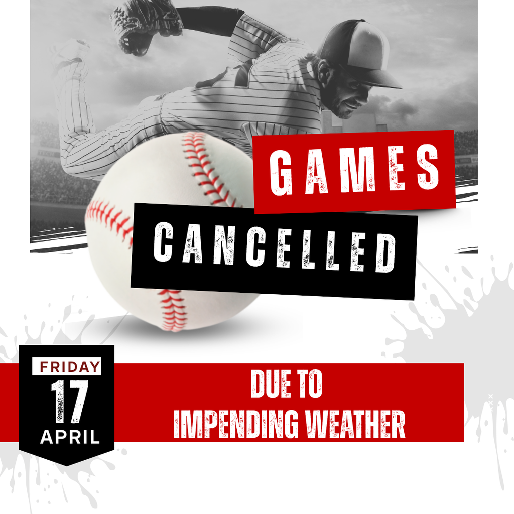 Games cancelled for tonight.