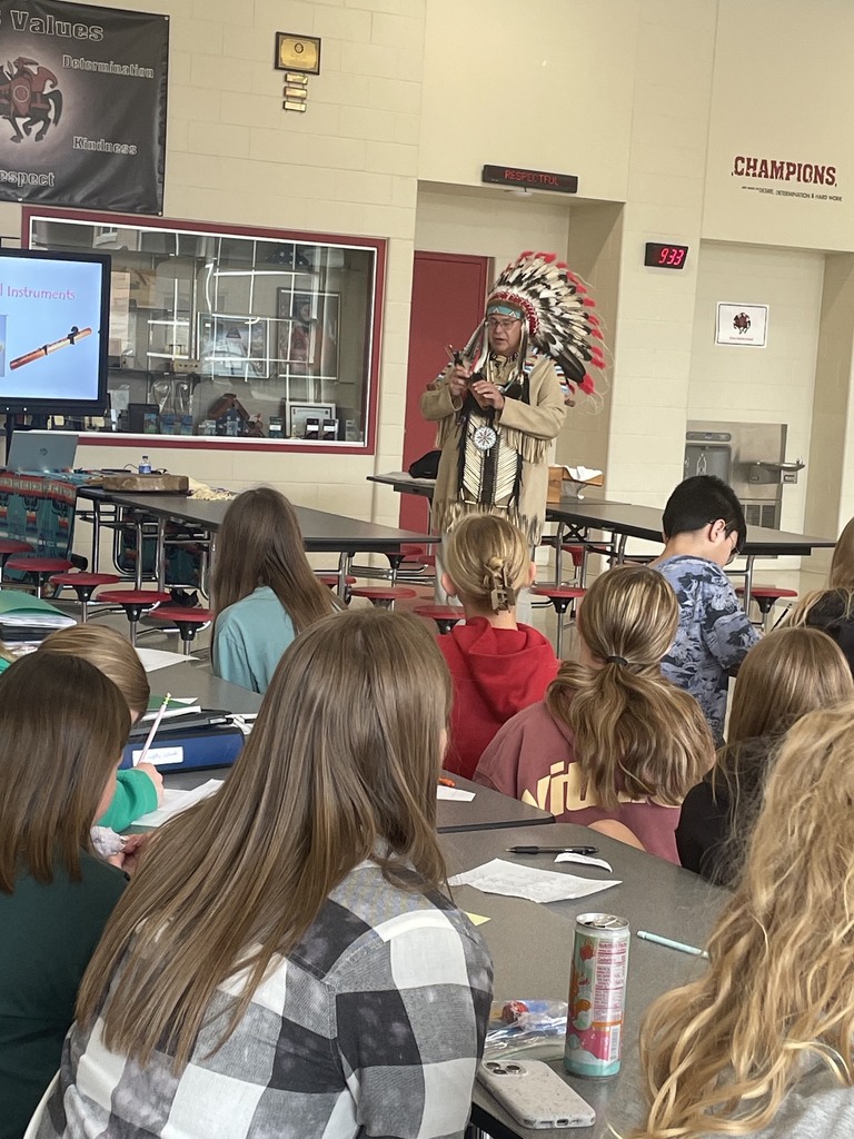 6th grade Native American presenter