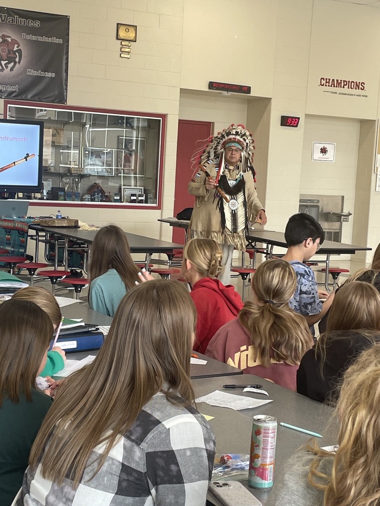 6th grade Native American presenter