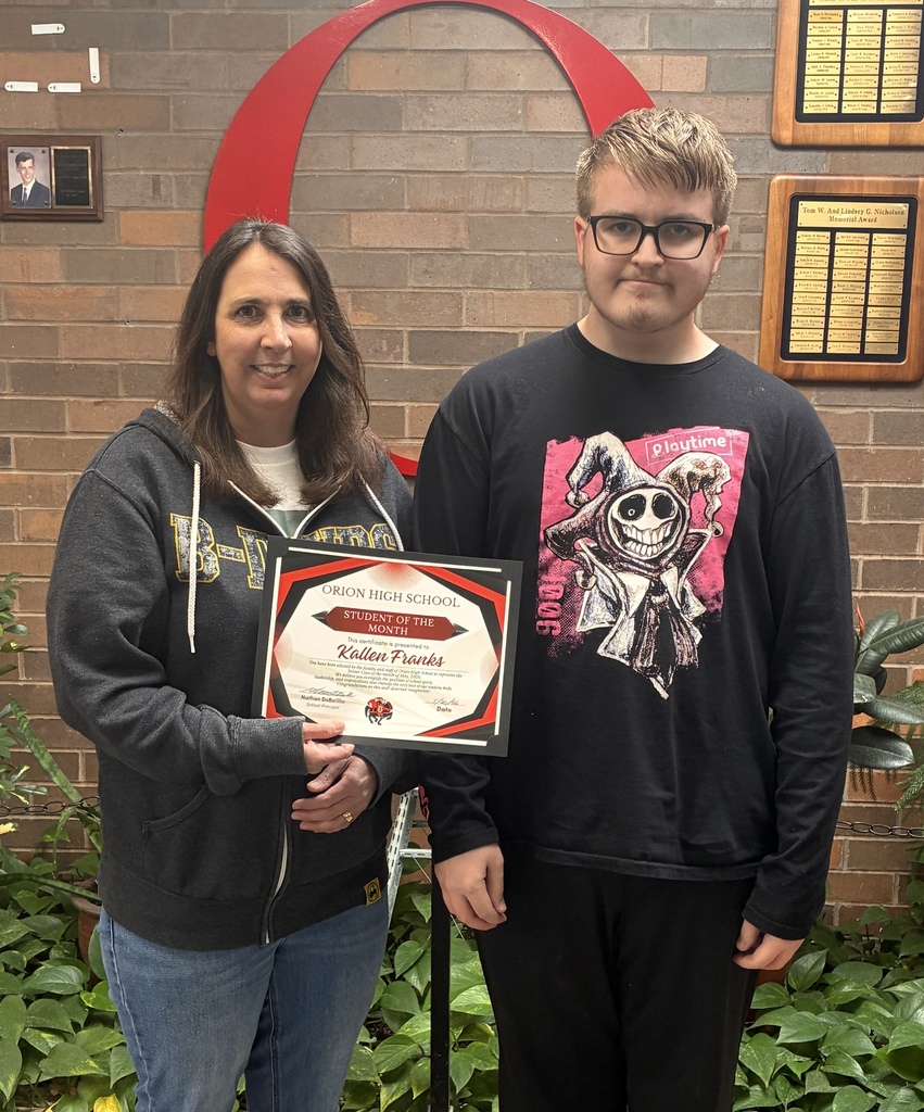 Kallen - May Student of the Month