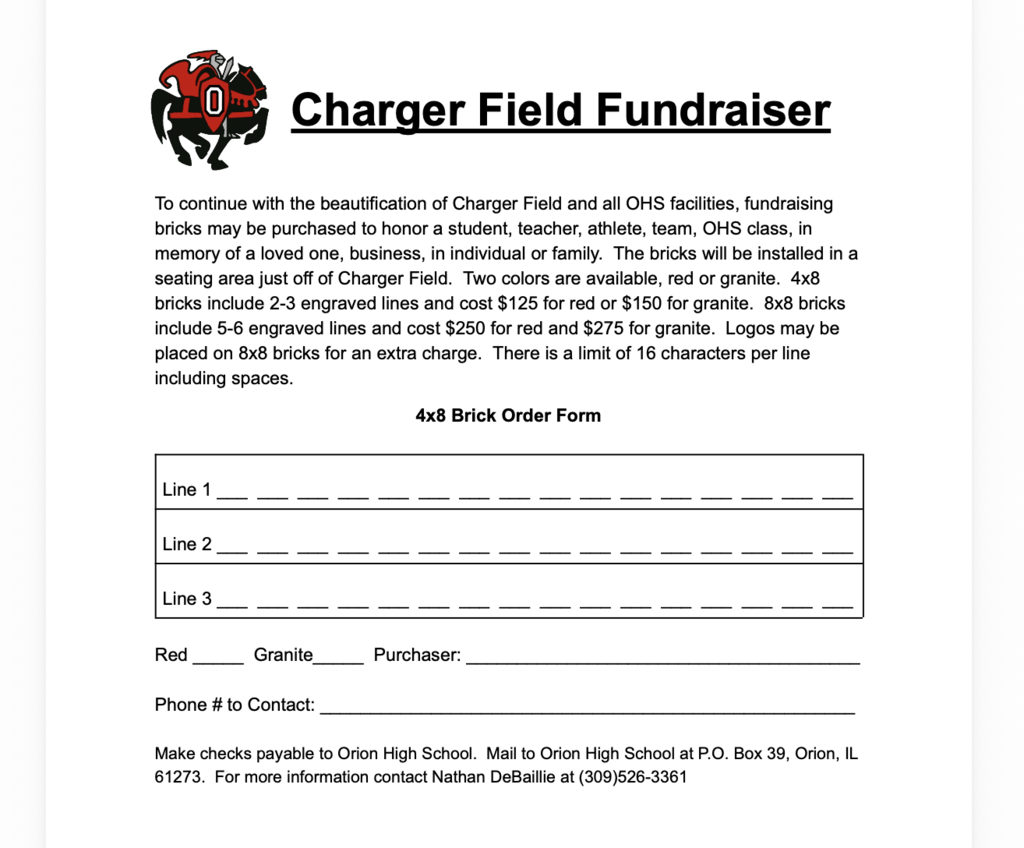 4x8 order form