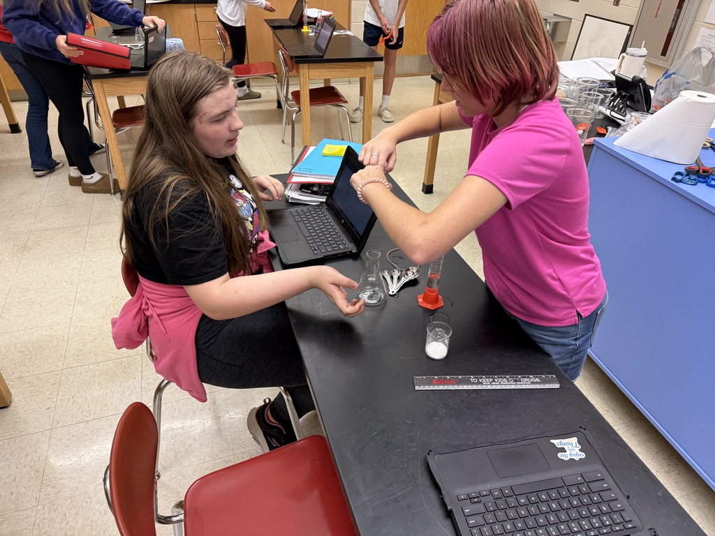 8th Science Balloon, Vinegar, Baking Soda