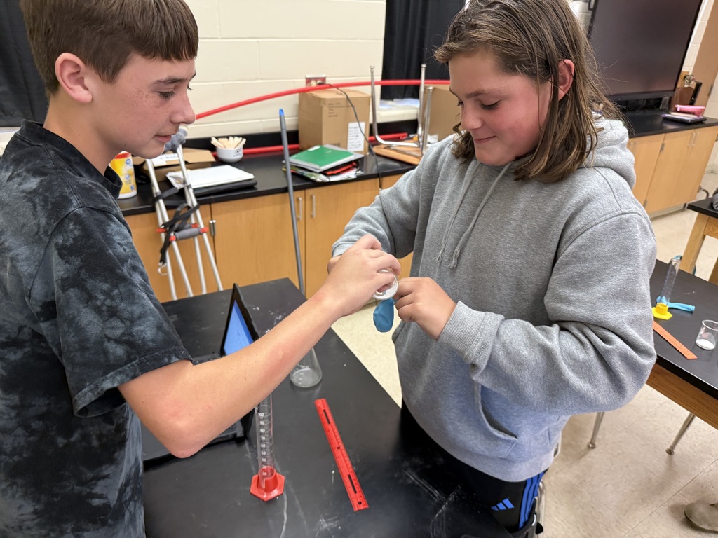 8th Science Balloon, Vinegar, Baking Soda