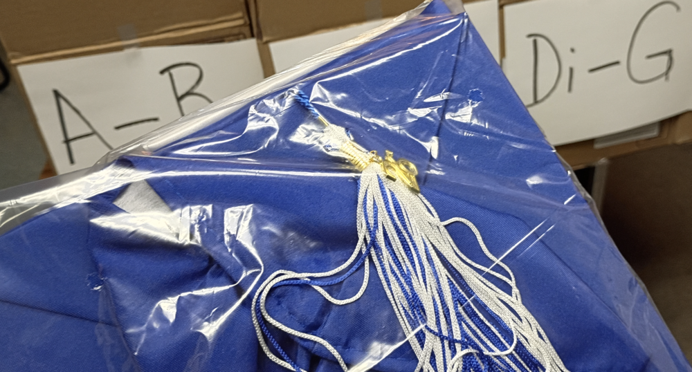 Cap and Gown Delivery Day