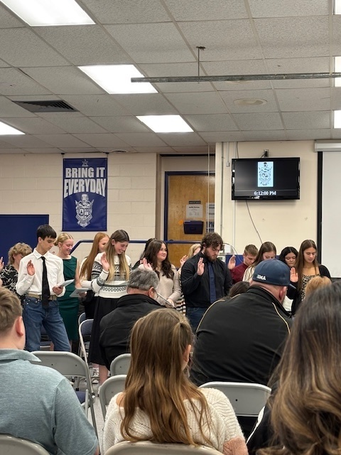 National Honor Society Induction: New Members Take the Oath