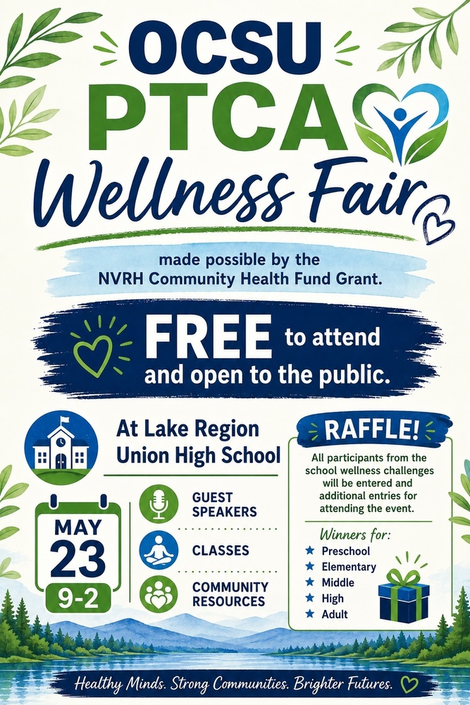 Wellness Fair May 23rd