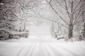 Snowy Road Image
