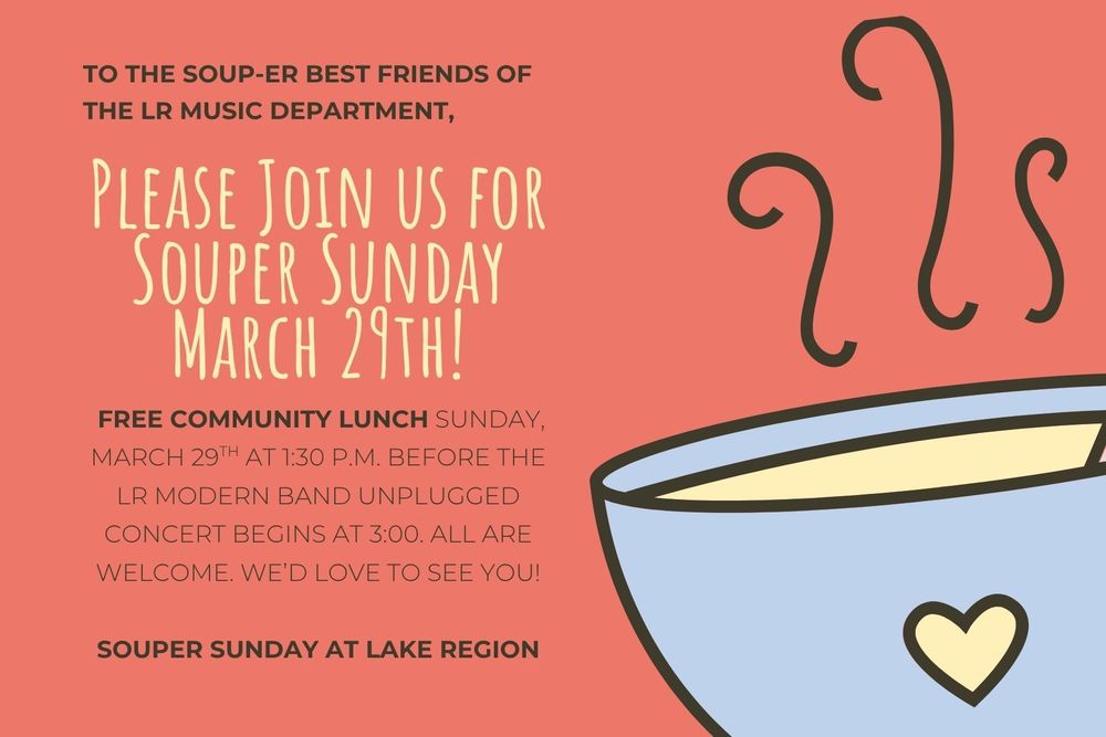Souper Sunday Free Community Lunch