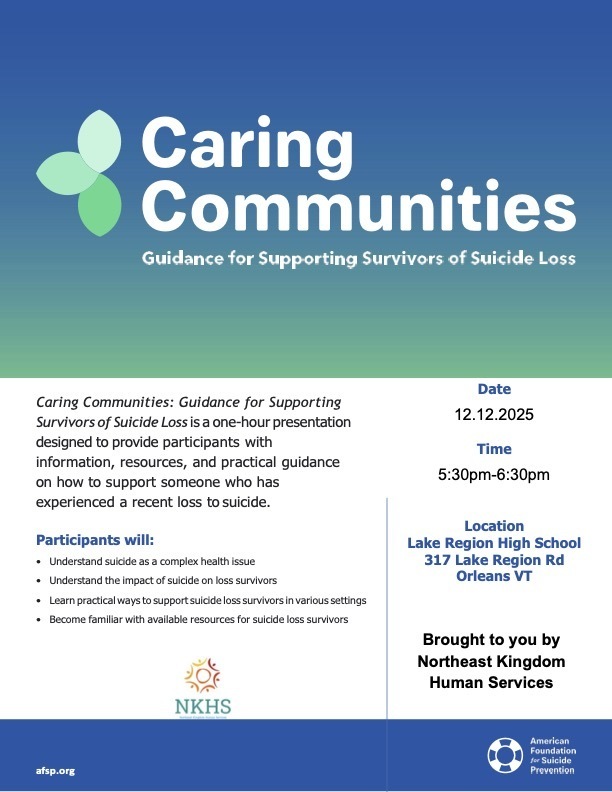 Caring Communities Event 12/12