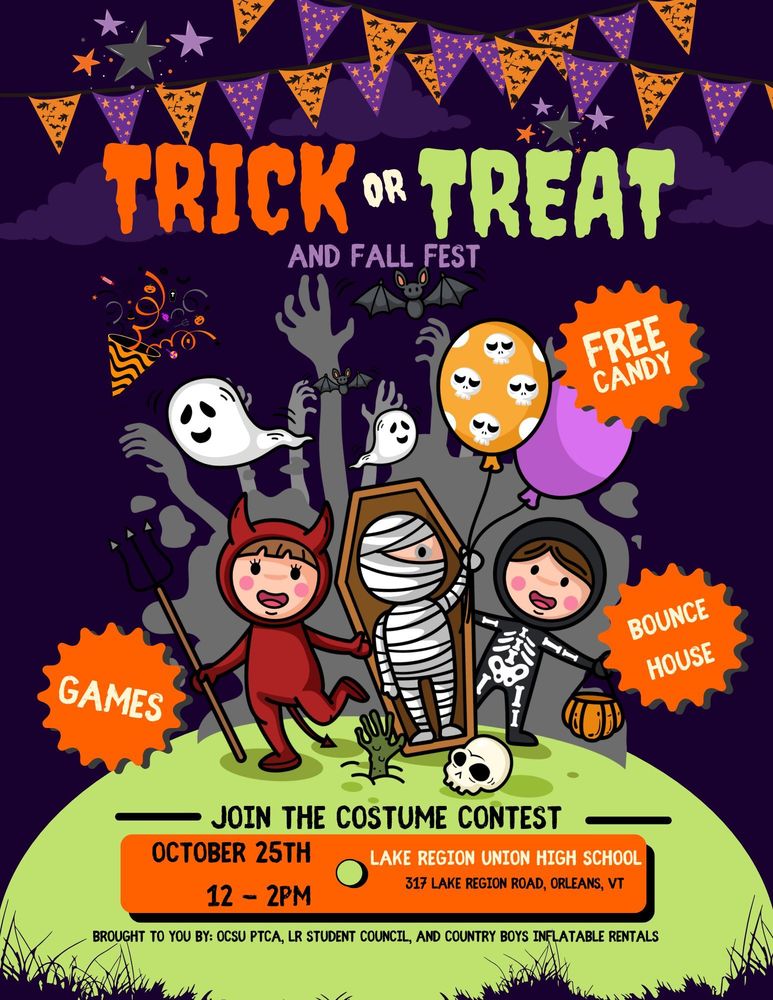 Trick or Treat and Fall Festiaval