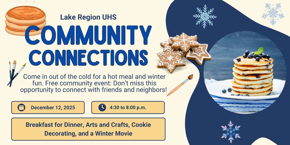 Invitation to Community Connection Event 12/12