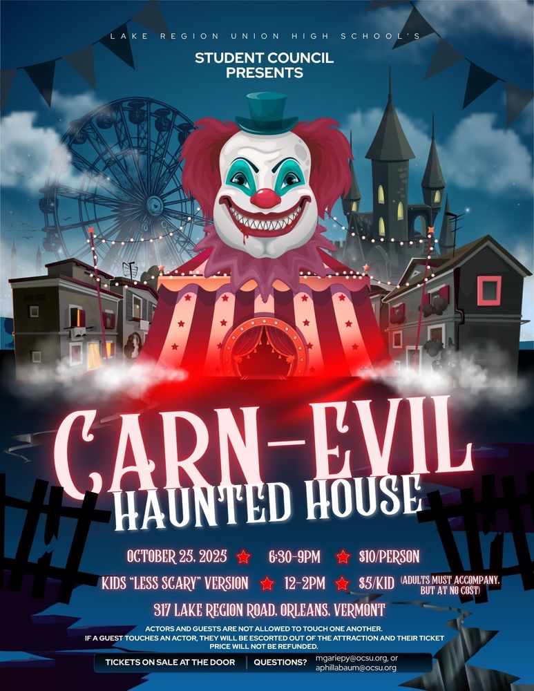 The Carn-Evil Haunted House: October 25, 2025