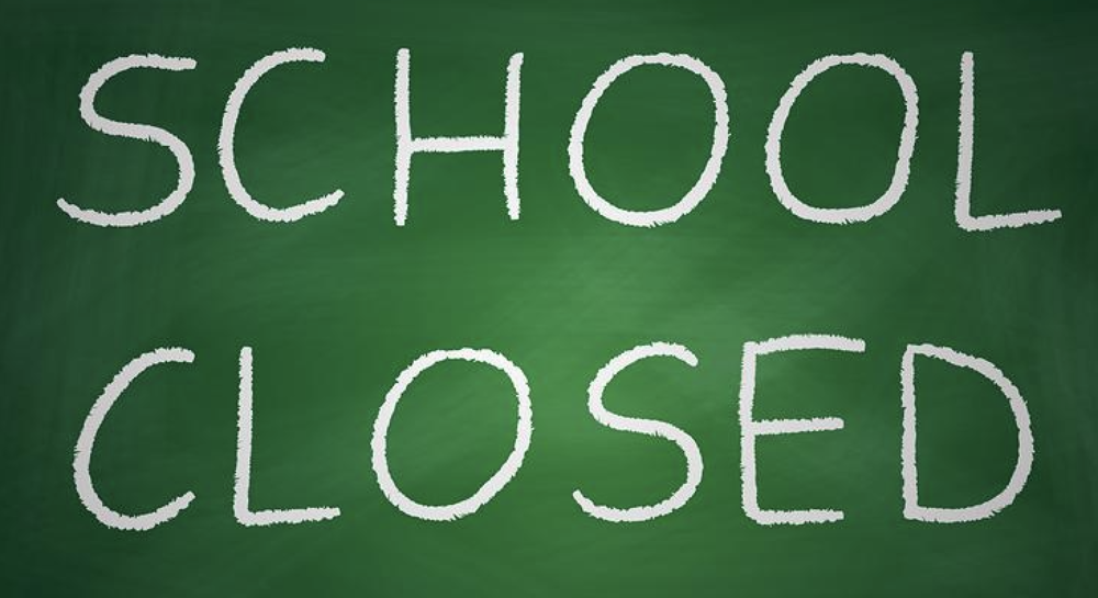 School Closed Sign