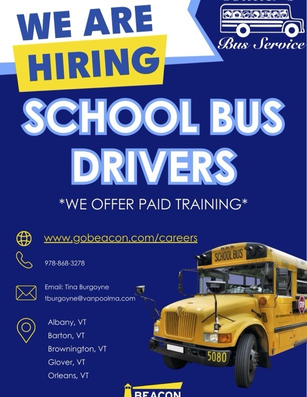 bus drivers needed flyer
