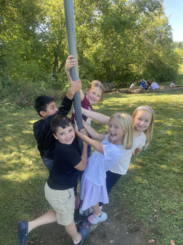 students enjoying recess