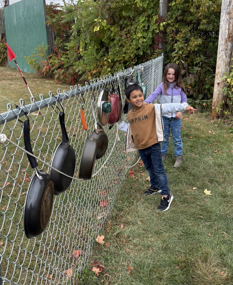kids playing on the playground