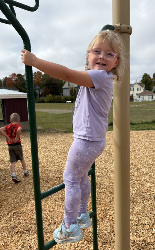 kids playing on the playground