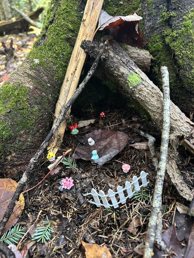 Fairy house in the woods