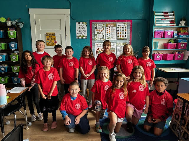 Rocking our new OES t-shirts!