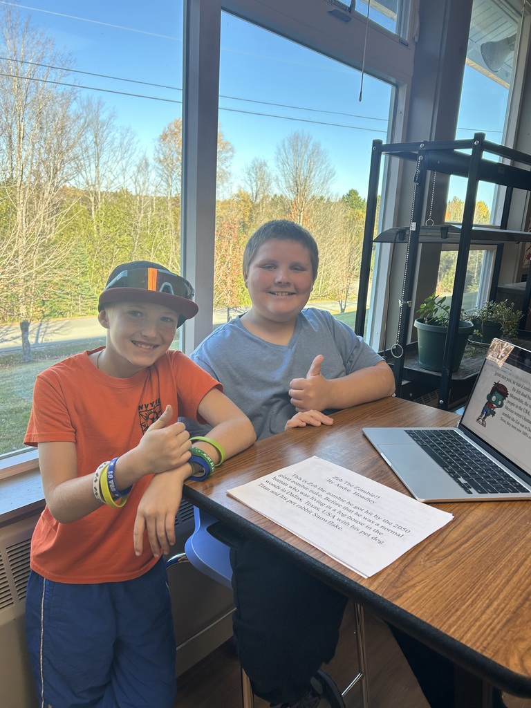 Students sharing stories