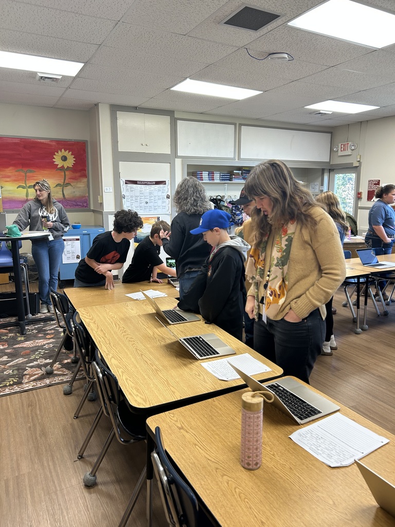 Students sharing stories