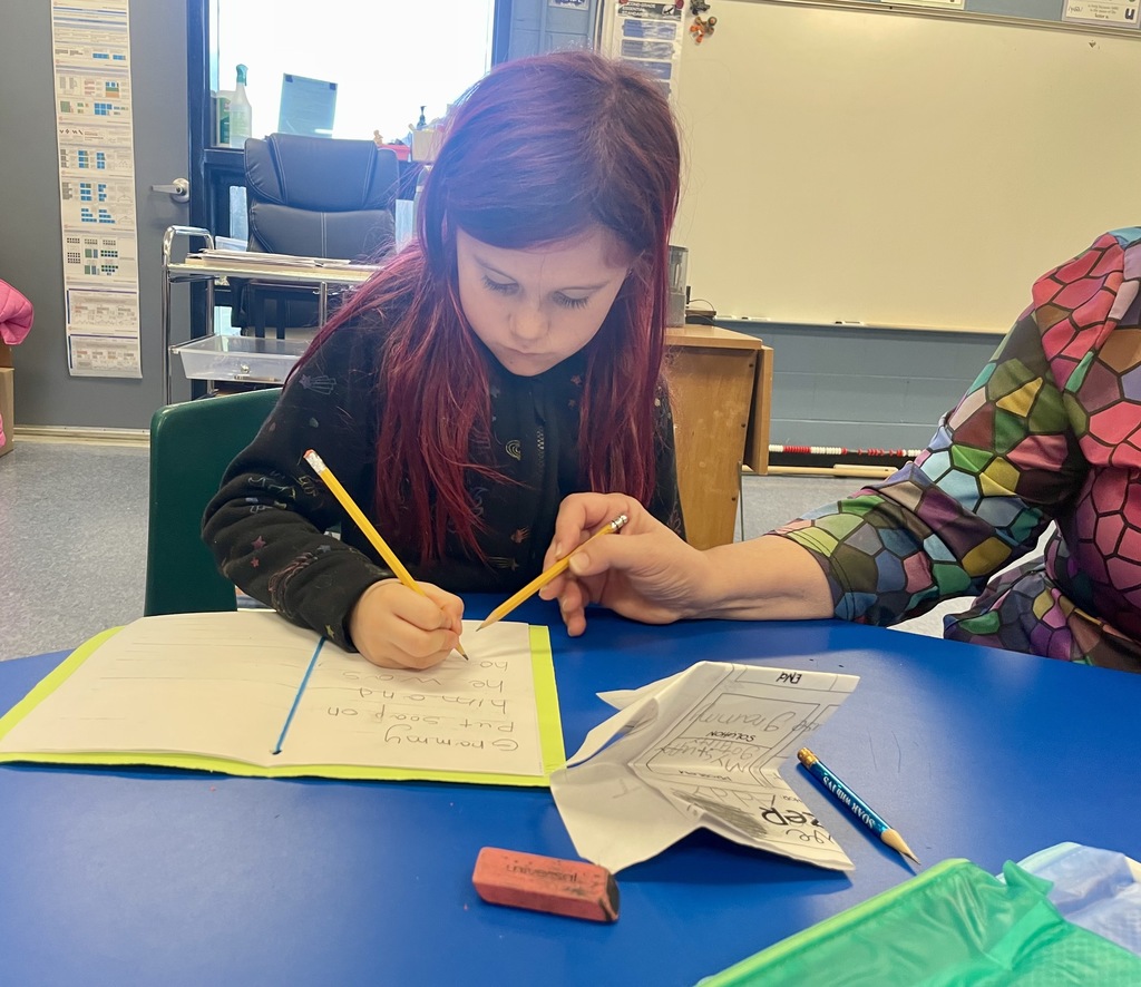 students making books