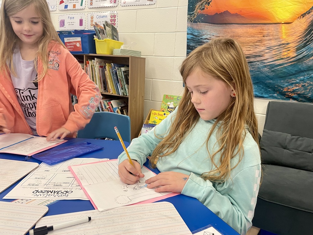 students making books