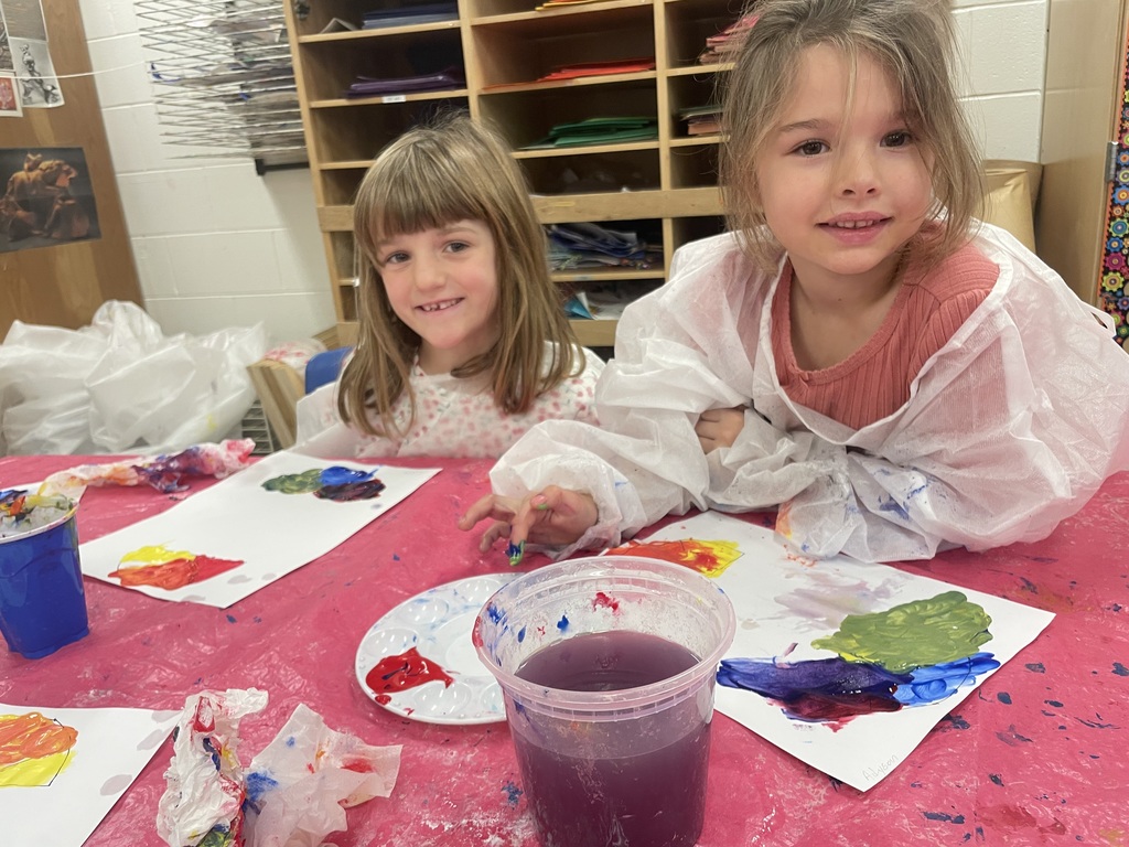 painting in Art class