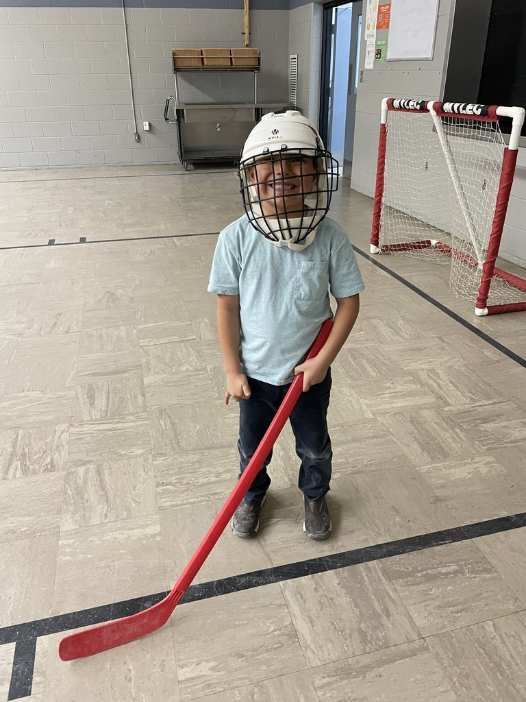 student ready to be goalie