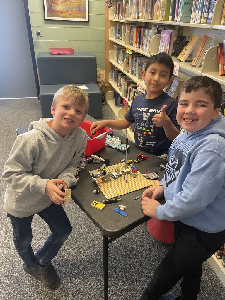 students building in Library