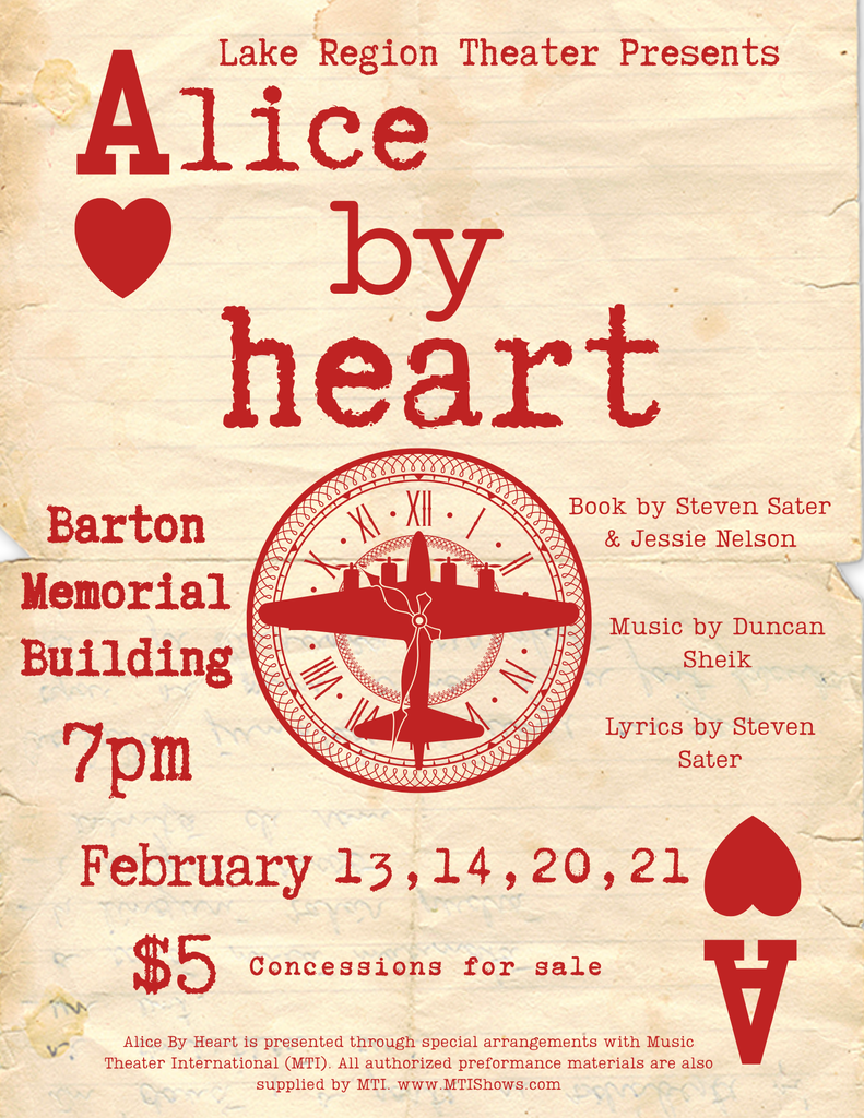 Alice by Heart flyer