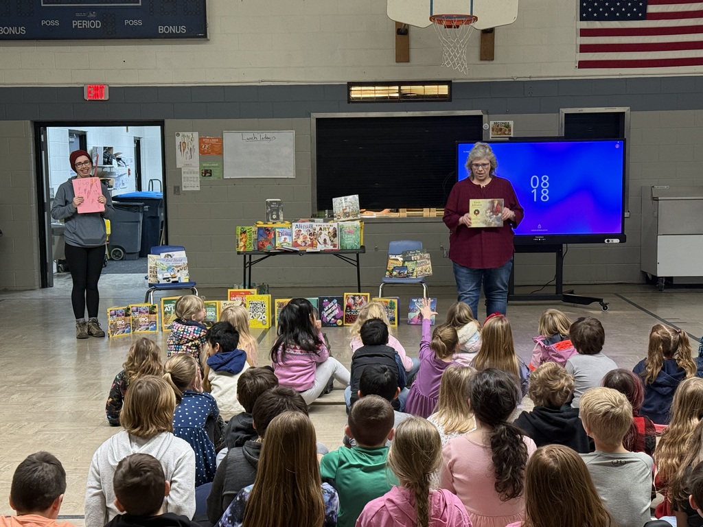 Ms Colette speaking to the students about the reasoning behind the donation