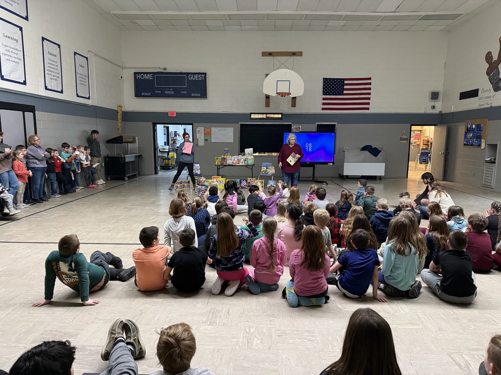 Ms Colette speaking to the students about the reasoning behind the donation