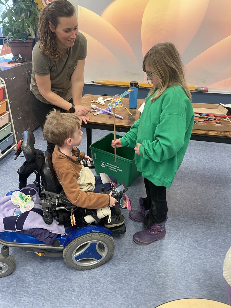 students at the balance station 